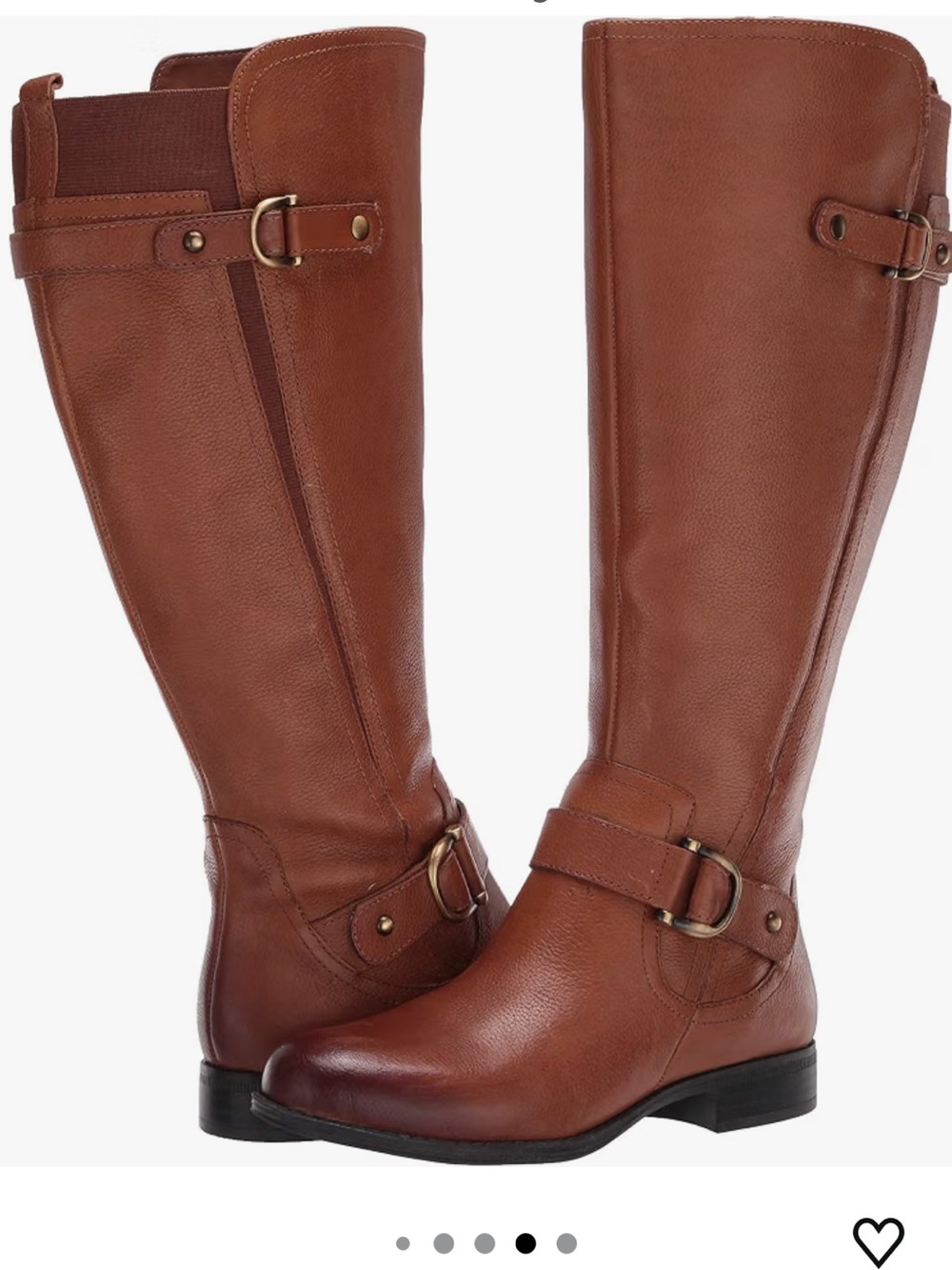 Naturalizer Joylynn brown leather knee high riding boots Women’s Size US 9.5
